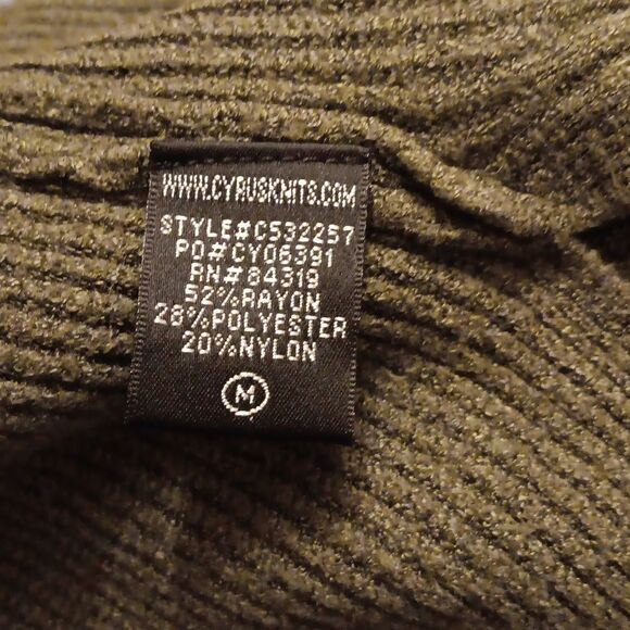 Cyrus Olive Sweater - Picture 9 of 10
